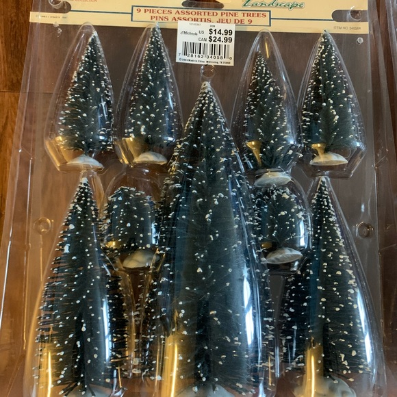 Lemax Village Collection Pine Trees Lot - Picture 2 of 4